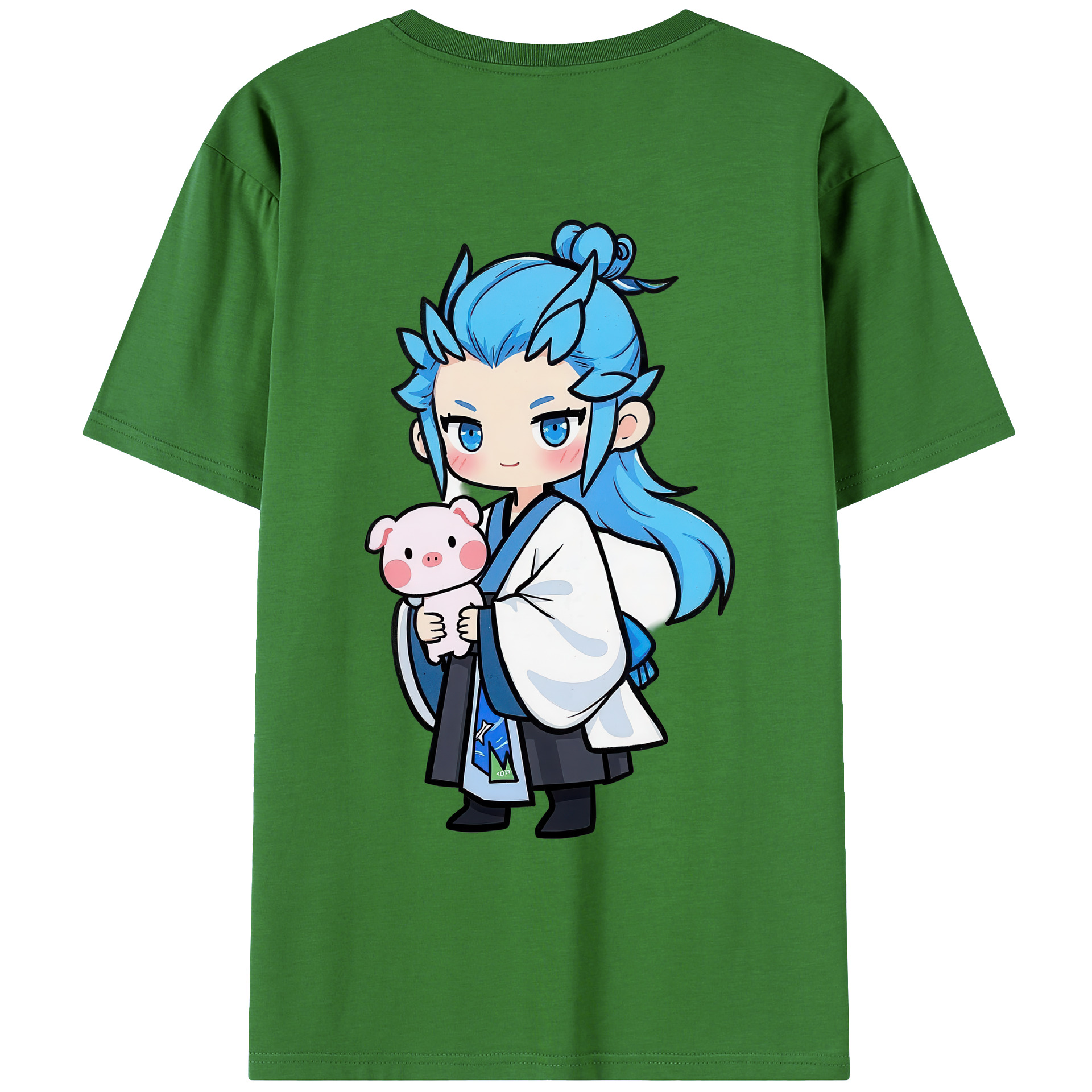 （画像用） Ne Zha 2 ナタ 魔童の大暴れ レディース半袖Tシャツ(バックプリント)